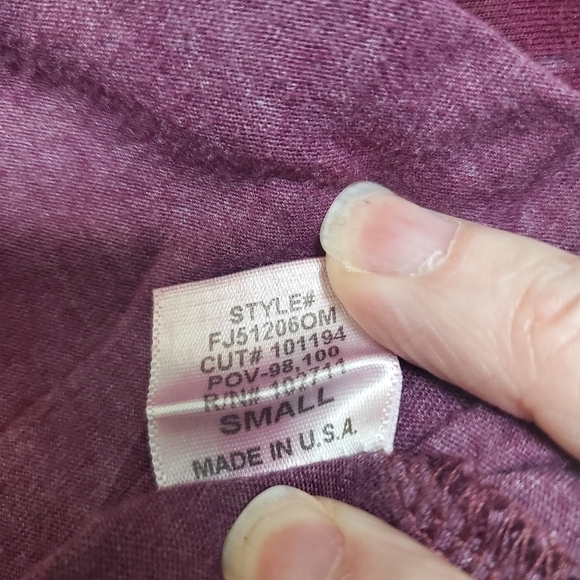Olivia Moon V-neck Top S - Picture 4 of 4